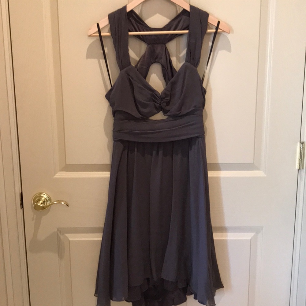 Gorgeous Sexy brown cocktail dress w/cutouts 42/6